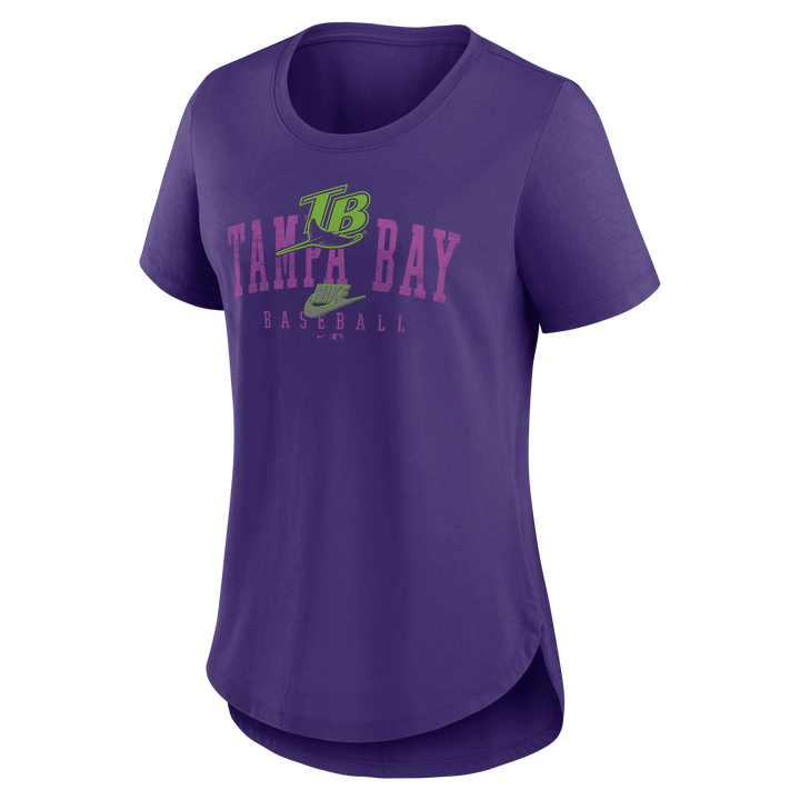 Rays Women's Nike Purple Devil Rays Tampa Bay Baseball T-Shirt - The Bay Republic | Team Store of the Tampa Bay Rays & Rowdies