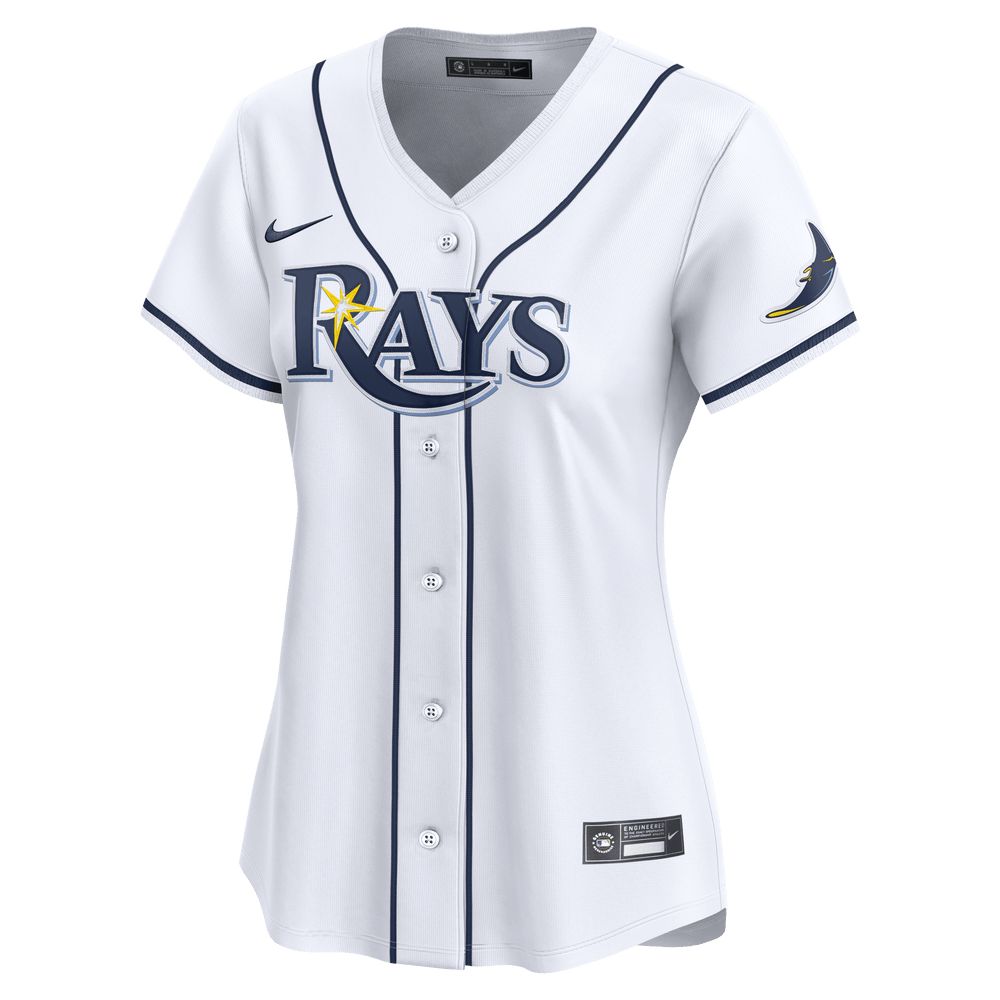 Rays Women's Nike White Vapor Limited Jersey - The Bay Republic | Team Store of the Tampa Bay Rays & Rowdies