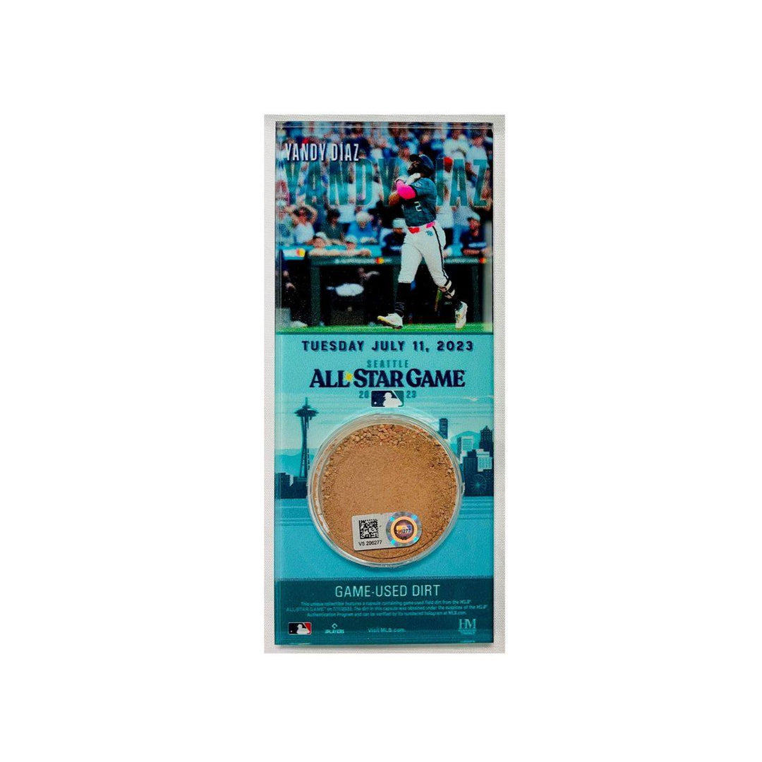 RAYS YANDY DIAZ AUTHENTIC ALL-STAR GAME-USED FIELD DIRT ACRYLIC TICKET - The Bay Republic | Team Store of the Tampa Bay Rays & Rowdies