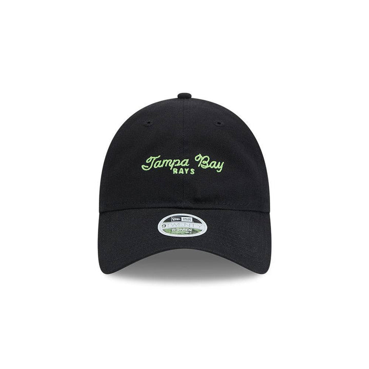 Rays Youth Child Toddler New Era Black Green City Connect Script 9Twenty Adjustable Hat - The Bay Republic | Team Store of the Tampa Bay Rays & Rowdies