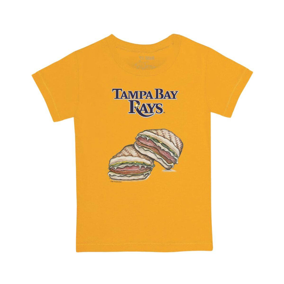 RAYS YOUTH YELLOW CUBAN SANDWICH TINY TURNIP T-SHIRT - The Bay Republic | Team Store of the Tampa Bay Rays & Rowdies