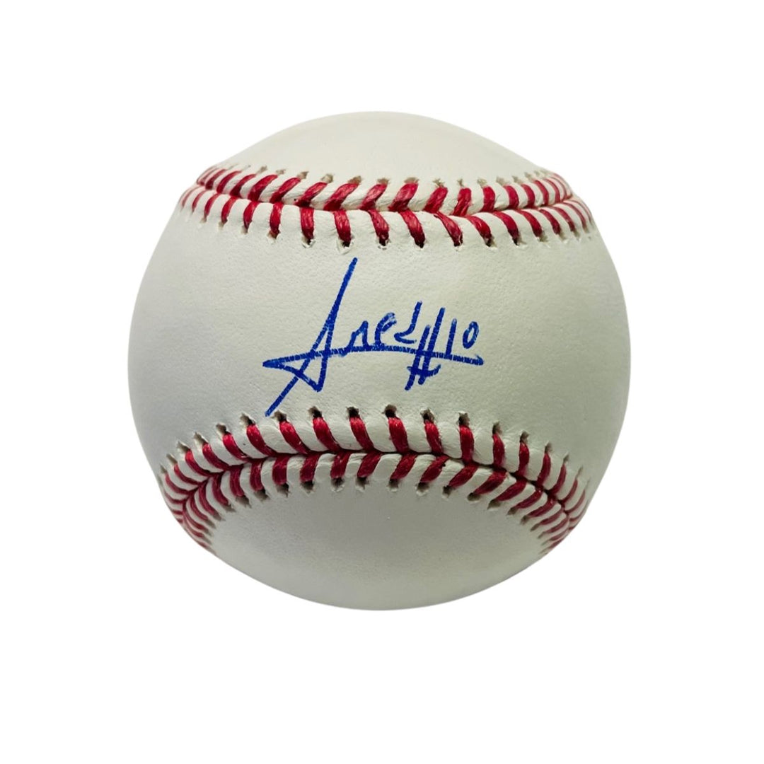 Rays Amed Rosario Autographed Official MLB Baseball