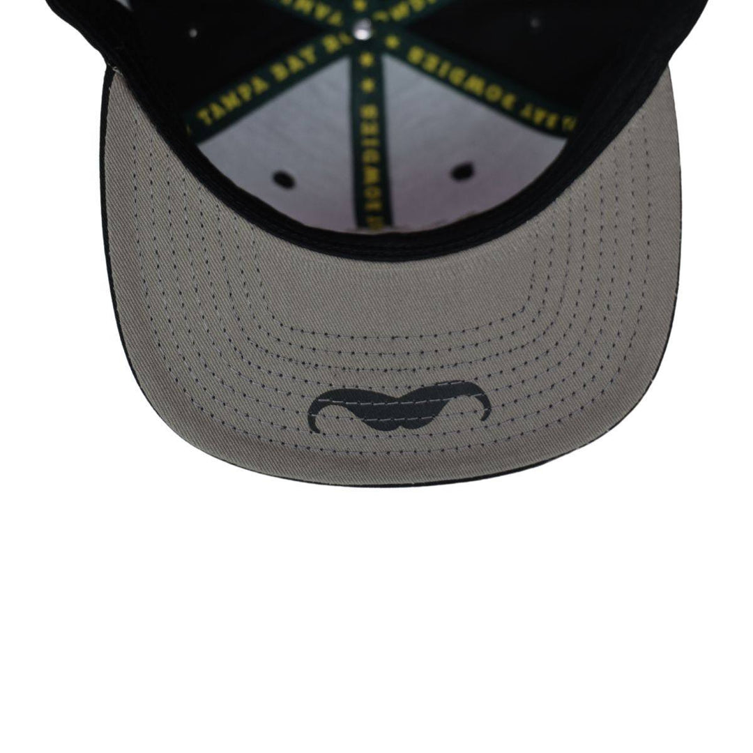ROWDIES BLACK TWO STAR SIDE PATCH SPORT DESIGN SWEDEN SNAPBACK HAT - The Bay Republic | Team Store of the Tampa Bay Rays & Rowdies