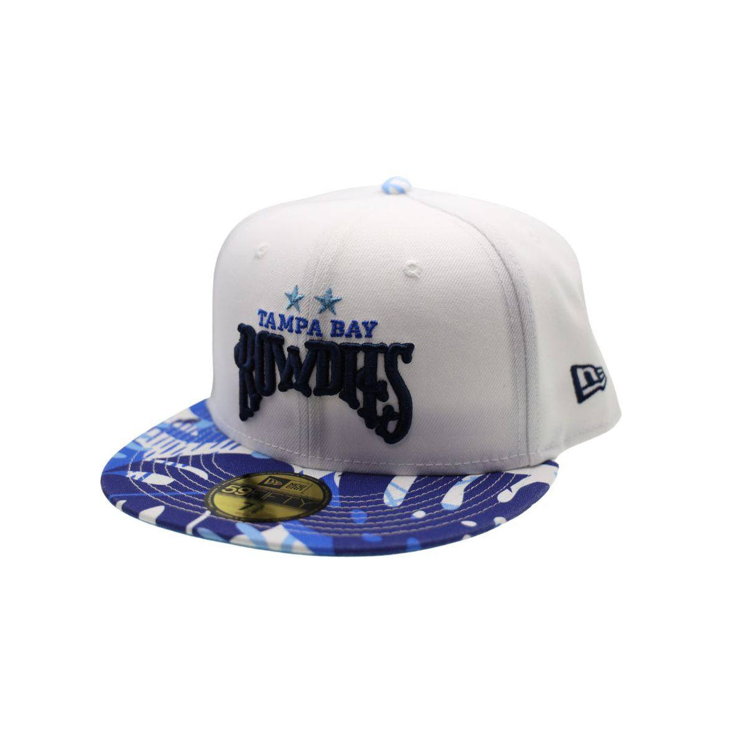ROWDIES BLUE TROPICAL FLORAL TWO STAR NEW ERA 59FIFTY FITTED HAT - The Bay Republic | Team Store of the Tampa Bay Rays & Rowdies