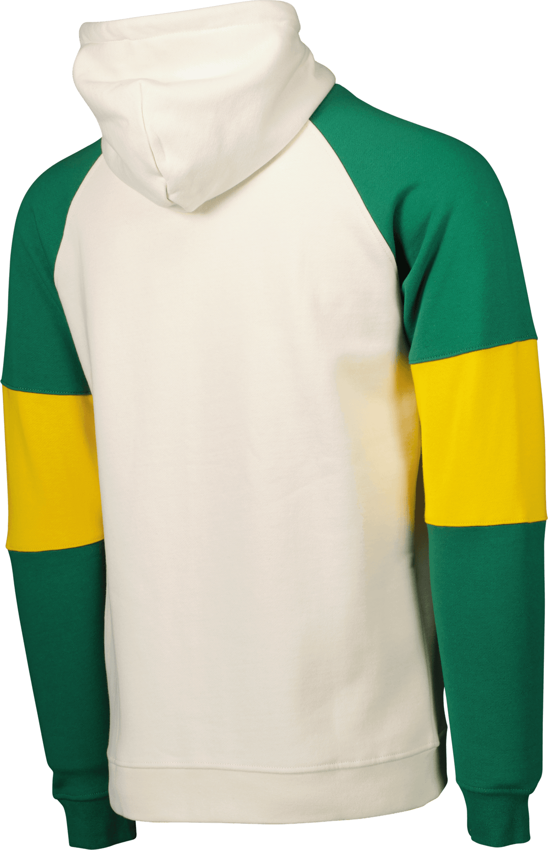 ROWDIES CREAM WITH GREEN AND YELLOW SLEEVES SPORT DESIGN SWEDEN FULL ZIP HOODIE - The Bay Republic | Team Store of the Tampa Bay Rays & Rowdies