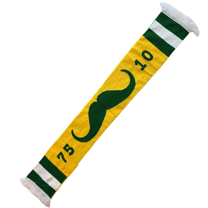 Rowdies Green and Yellow Striped Mustache SDS Scarf - The Bay Republic | Team Store of the Tampa Bay Rays & Rowdies