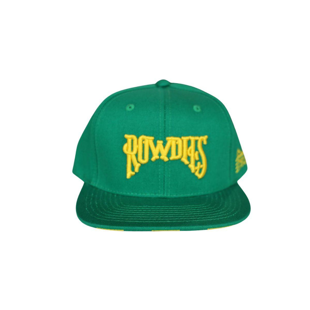 ROWDIES GREEN ARCH BRIDGE SPORT DESIGN SWEDEN SNAPBACK HAT - The Bay Republic | Team Store of the Tampa Bay Rays & Rowdies