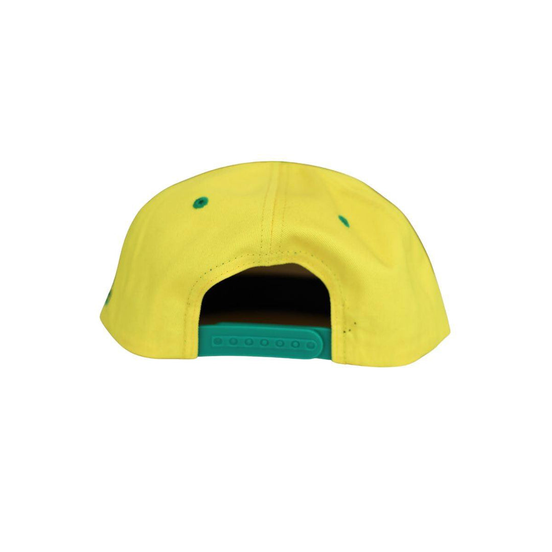 ROWDIES GREEN YELLOW TWO TONE CREST SPORT DESIGN SWEDEN SNAPBACK HAT - The Bay Republic | Team Store of the Tampa Bay Rays & Rowdies
