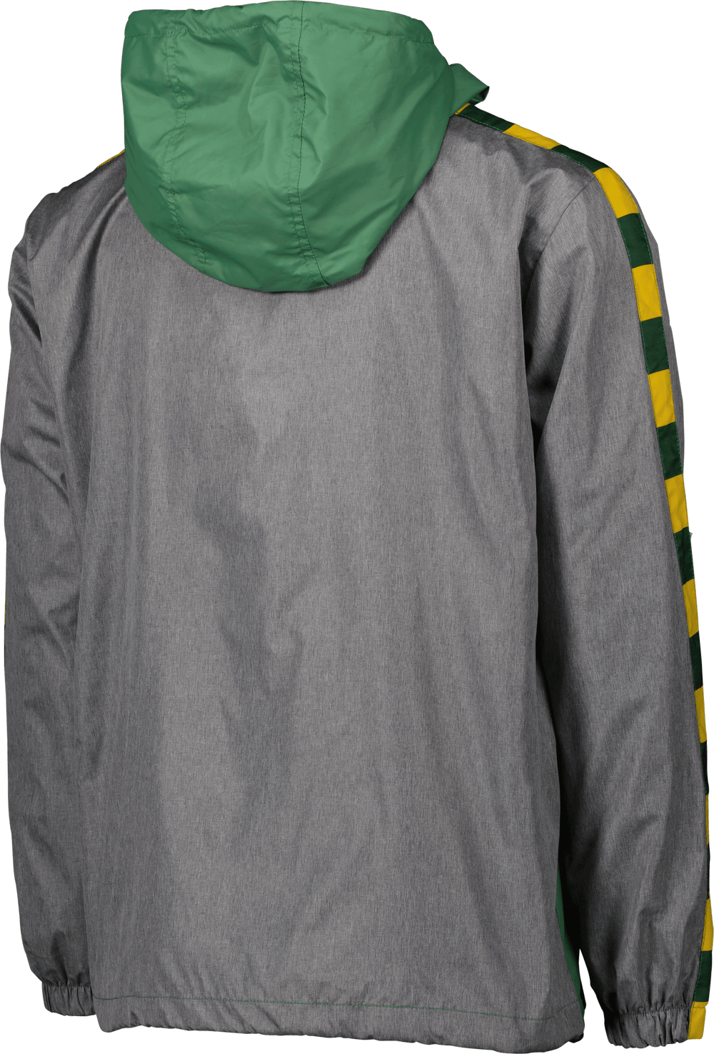 ROWDIES MEN'S GREY AND GREEN SPORT DESIGN SWEDEN HALF ZIP PULLOVER JACKET - The Bay Republic | Team Store of the Tampa Bay Rays & Rowdies