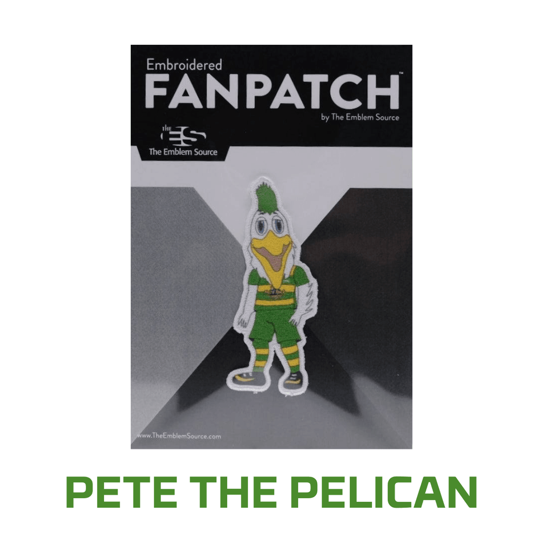 ROWDIES PETE THE PELICAN FAN PATCH - The Bay Republic | Team Store of the Tampa Bay Rays & Rowdies