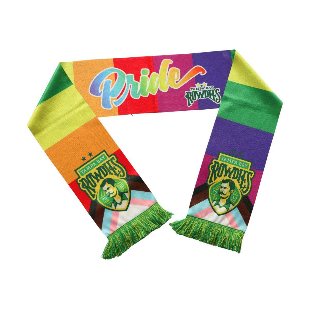 Rowdies Rainbow 2024 Pride Scarf - The Bay Republic | Team Store of the Tampa Bay Rays & Rowdies