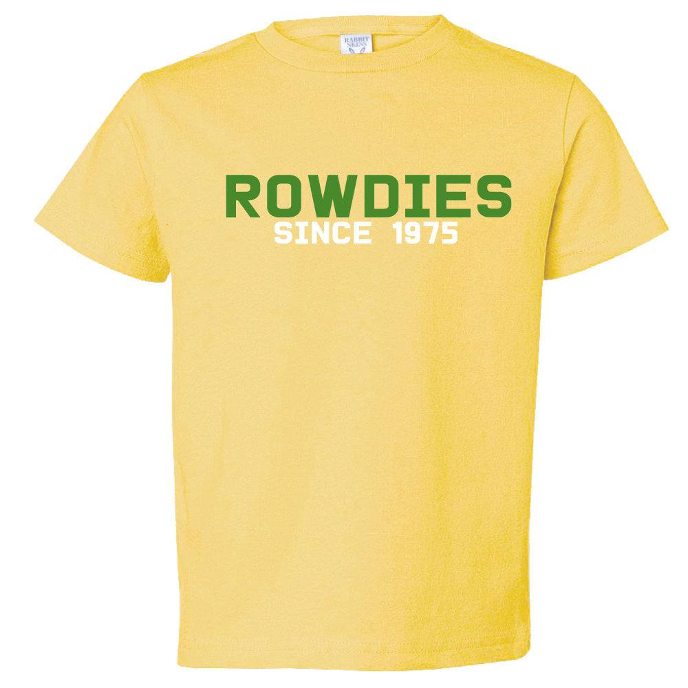 ROWDIES TODDLER LIGHT YELLOW SINCE 1975 SHORT SLEEVE T-SHIRT - The Bay Republic | Team Store of the Tampa Bay Rays & Rowdies