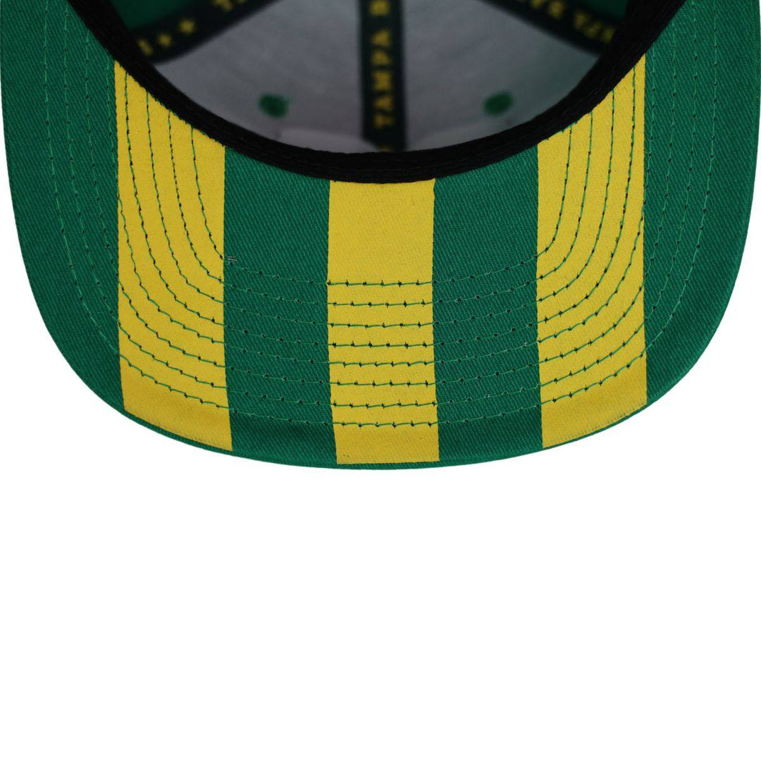 ROWDIES WHITE GREEN ARCH SPORT DESIGN SWEDEN SNAPBACK HAT - The Bay Republic | Team Store of the Tampa Bay Rays & Rowdies