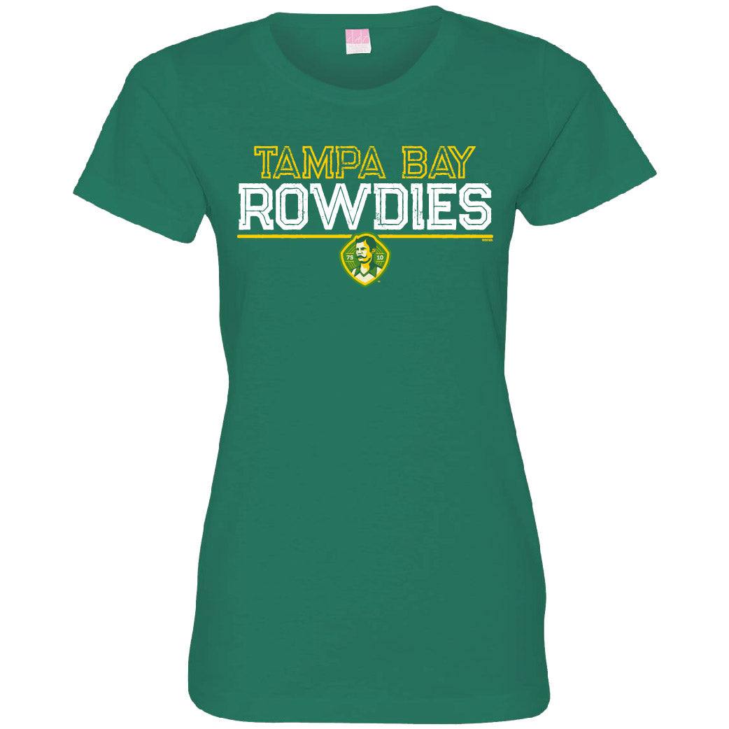 Rowdies Women's Green Crest Scoop Neck T-Shirt - The Bay Republic | Team Store of the Tampa Bay Rays & Rowdies