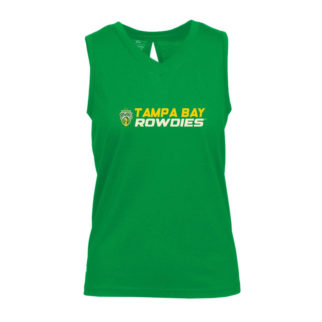 Rowdies Women's Levelwear Kelly Green Sleeveless Tank - The Bay Republic | Team Store of the Tampa Bay Rays & Rowdies