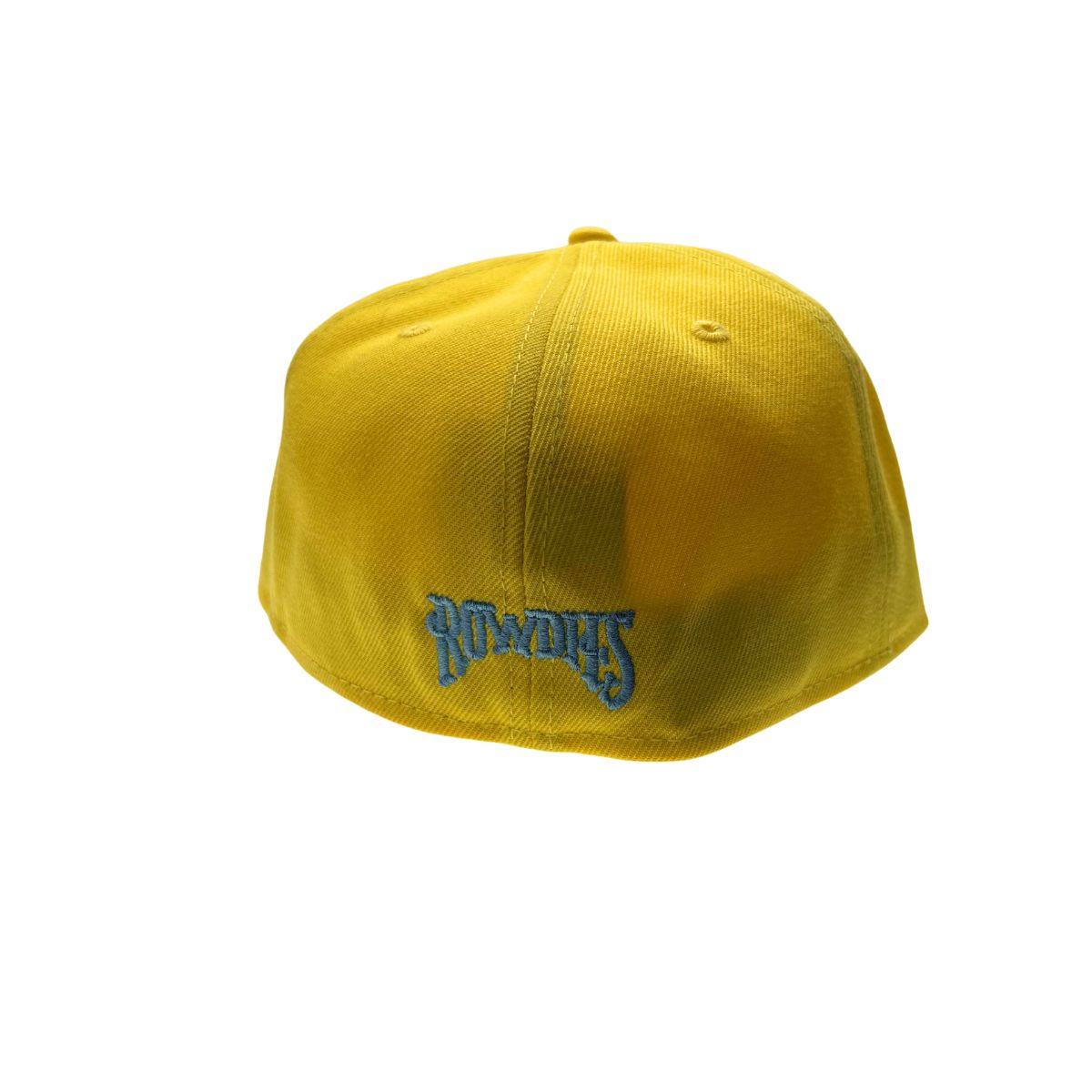 Rowdies New Era Yellow Blue Mustache 59Fifty Fitted Hat – The Bay
