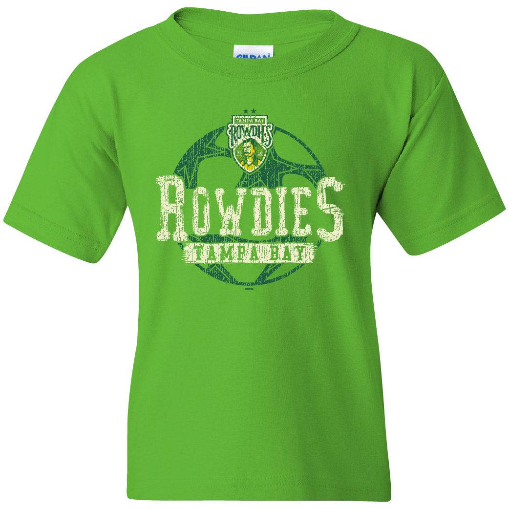 Rowdies Youth Green Rowdies Soccer Ball T-Shirt - The Bay Republic | Team Store of the Tampa Bay Rays & Rowdies