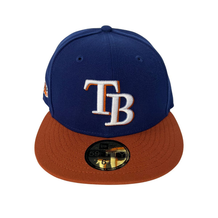 Rays New Era Royal Blue Orange TB Durham Bulls 59Fifty Fitted Hat