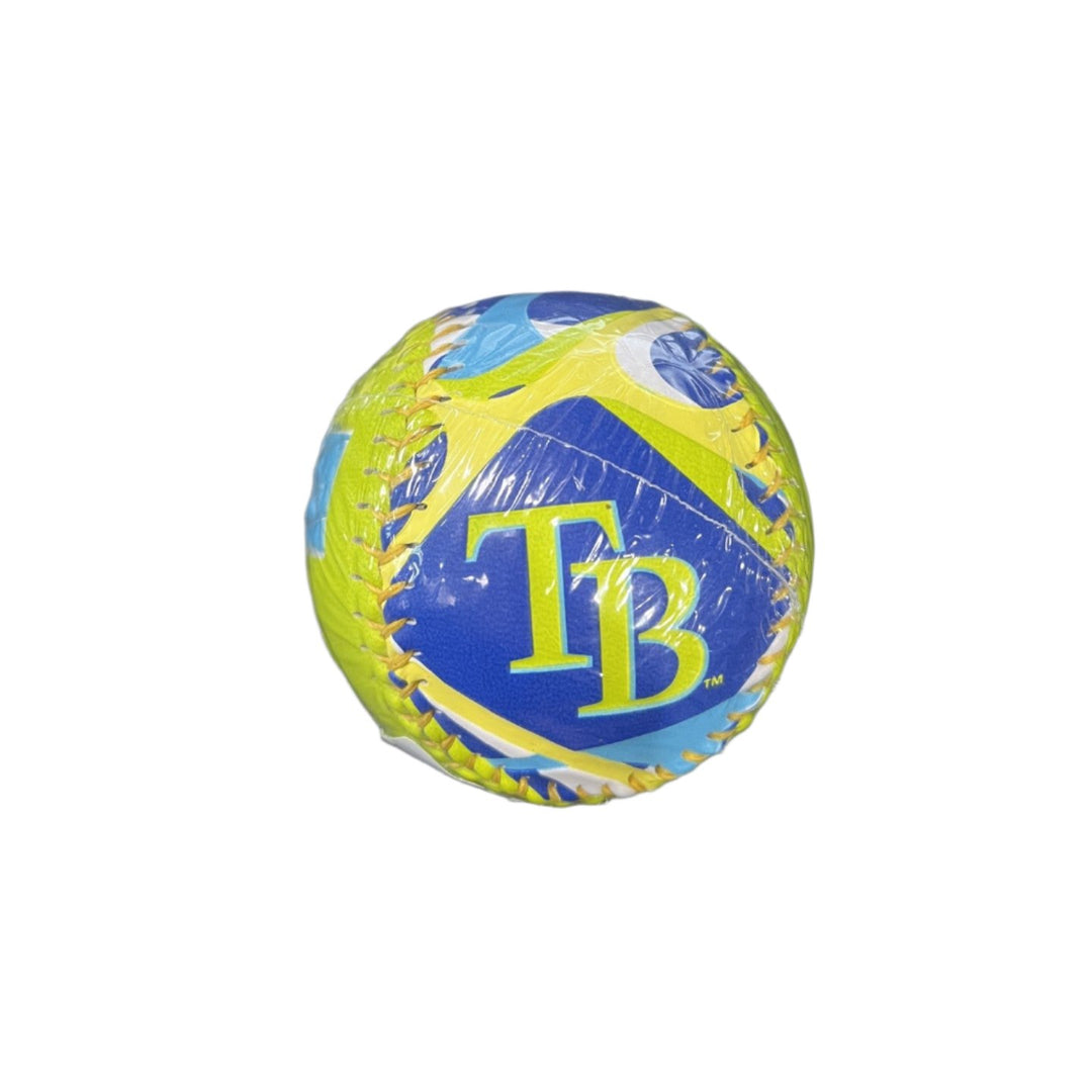 Rays Foul Ball Lime Pattern Tampa Bay Rawlings Baseball