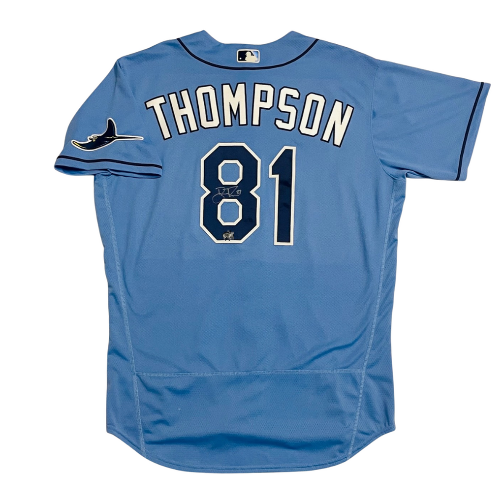 RYAN THOMPSON AUTHENTIC AUTOGRAPHED COLUMBIA BLUE RAYS JERSEY – The Bay  Republic