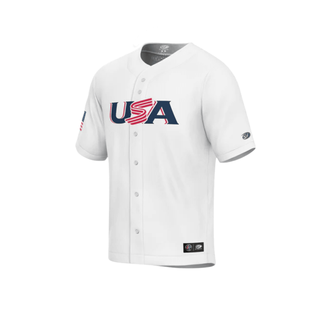 MEN’S WHITE USA WORLD BASEBALL CLASSIC 2023 REPLICA JERSEY - The Bay Republic | Team Store of the Tampa Bay Rays & Rowdies