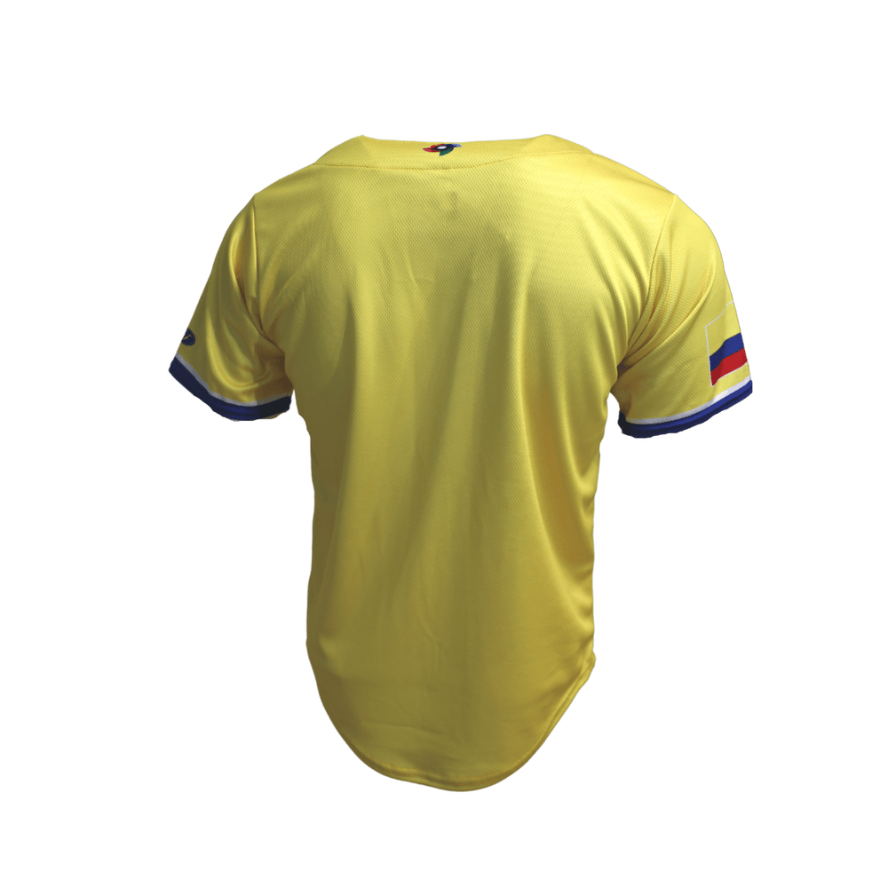 MEN’S YELLOW COLOMBIA WORLD BASEBALL CLASSIC 2023 REPLICA JERSEY - The Bay Republic | Team Store of the Tampa Bay Rays & Rowdies