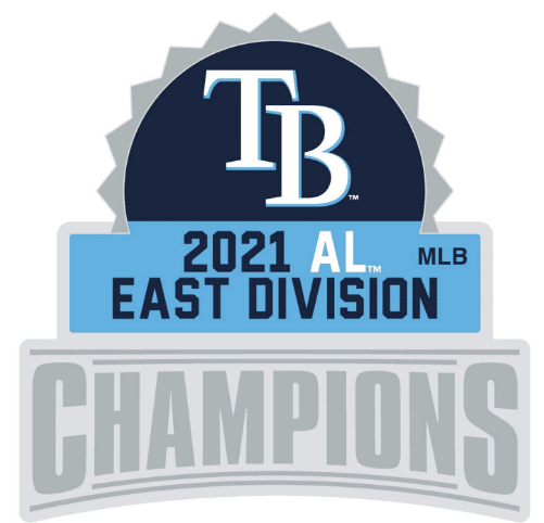 RAYS 2021 AL EAST DIVISION CHAMPIONS PIN - The Bay Republic | Team Store of the Tampa Bay Rays & Rowdies