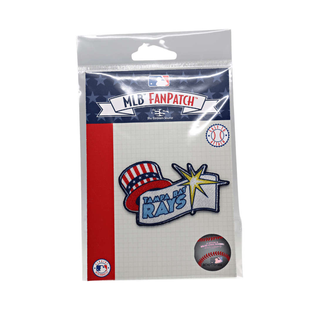 RAYS AUTHENTIC JUNE 2022 UNCLE SAM HAT FAN PATCH - The Bay Republic | Team Store of the Tampa Bay Rays & Rowdies