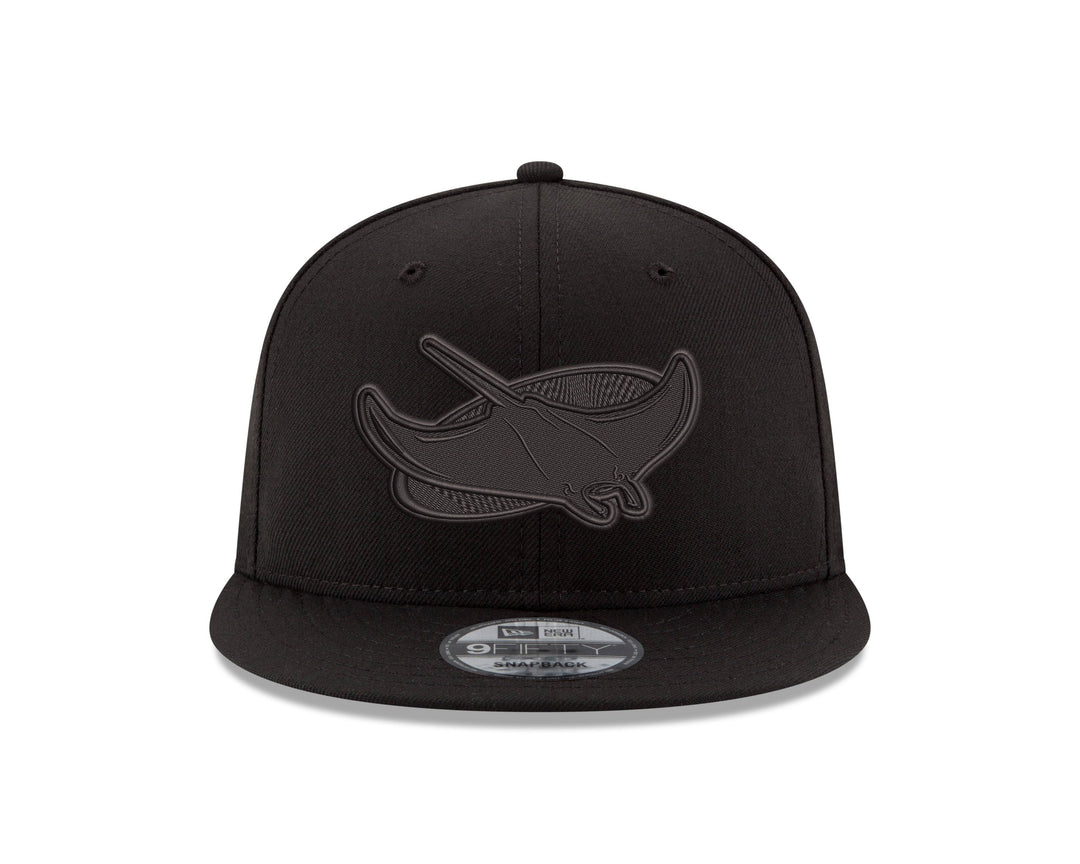 RAYS BLACK ON BLACK DEVIL RAYS 9FIFTY SNAPBACK CAP - The Bay Republic | Team Store of the Tampa Bay Rays & Rowdies