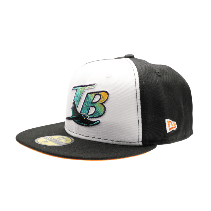 RAYS BLACK RETRO TB TROPICANA FIELD 5950 NEW ERA FITTED CAP - The Bay Republic | Team Store of the Tampa Bay Rays & Rowdies