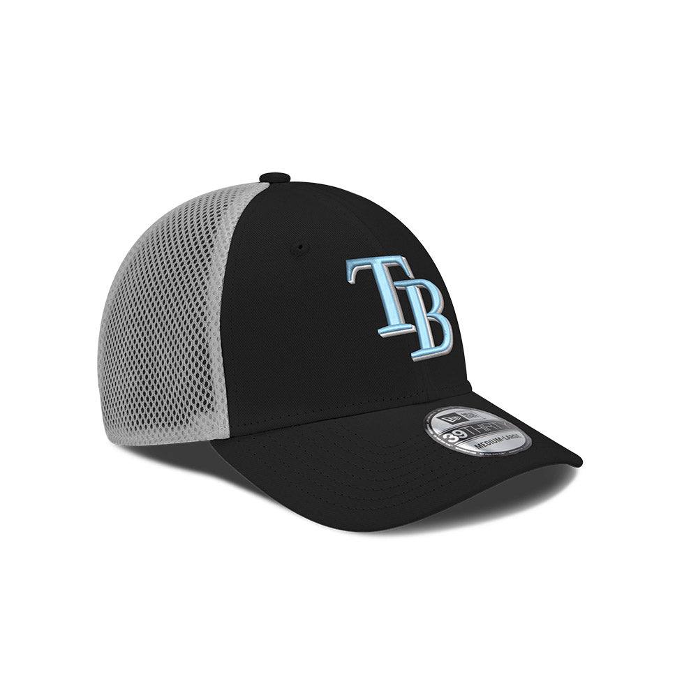 RAYS BLACK TB NEO NEW ERA 39THIRTY HAT - The Bay Republic | Team Store of the Tampa Bay Rays & Rowdies