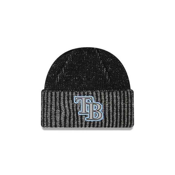 RAYS BLACK TB NEW ERA KNIT HAT - The Bay Republic | Team Store of the Tampa Bay Rays & Rowdies
