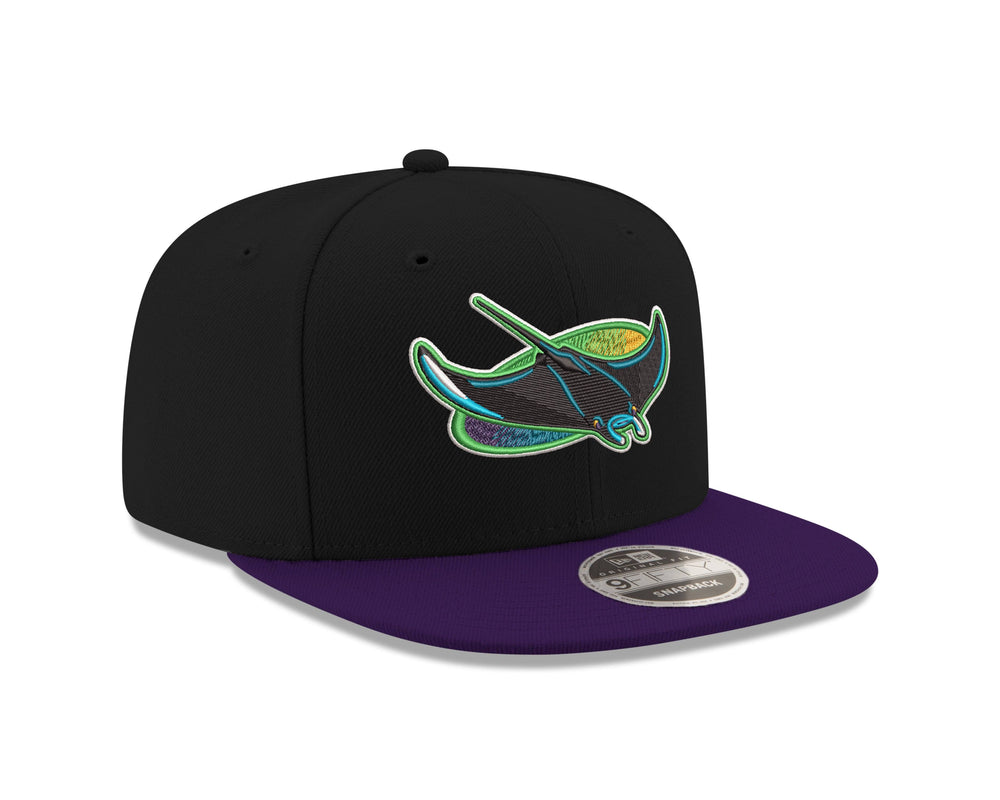 RAYS BLACK WITH PURPLE BILL ALT 9FIFTY SNAPBACK - The Bay Republic | Team Store of the Tampa Bay Rays & Rowdies