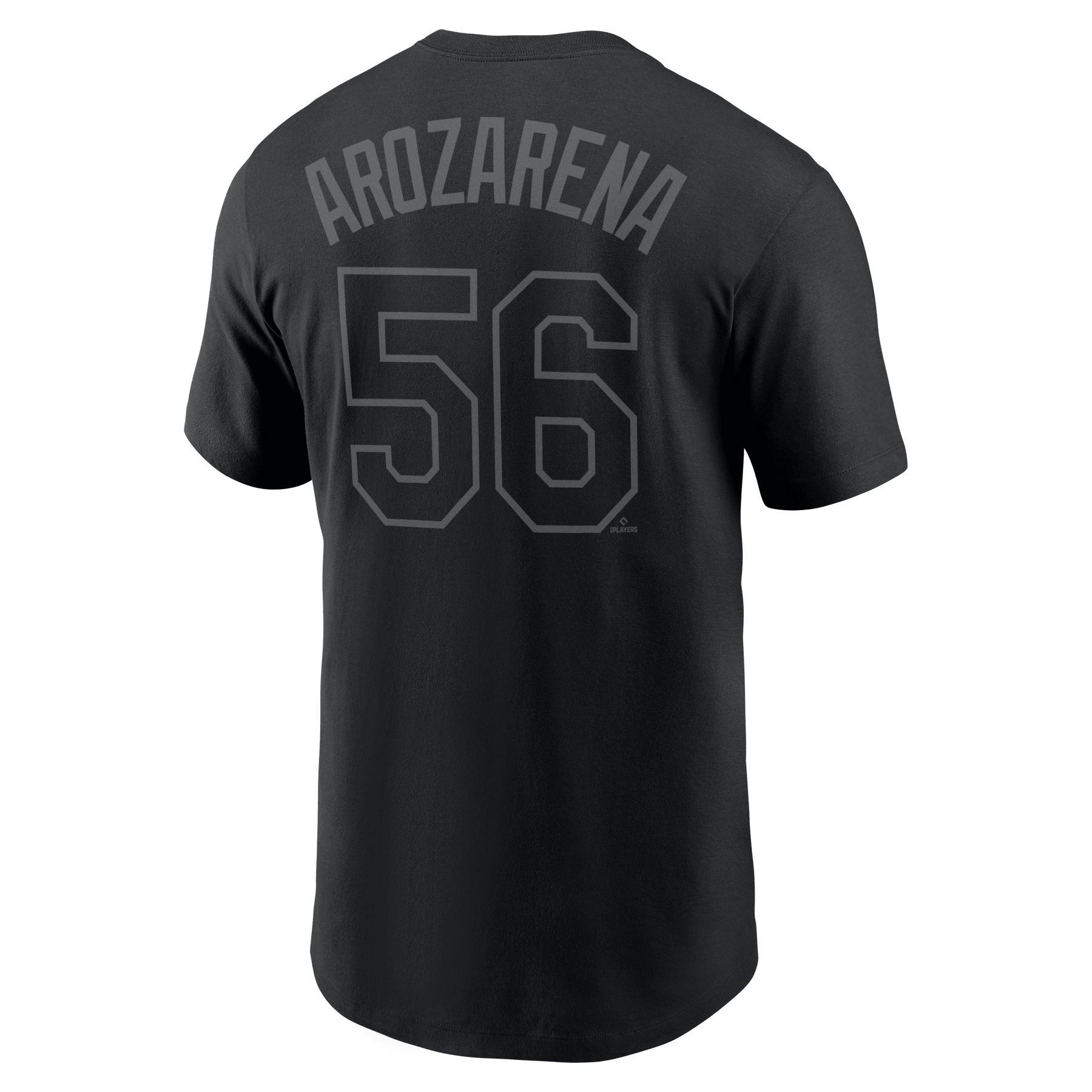 RAYS BLACKOUT RANDY AROZARENA NAME AND NUMBER T-SHIRT – The Bay Republic