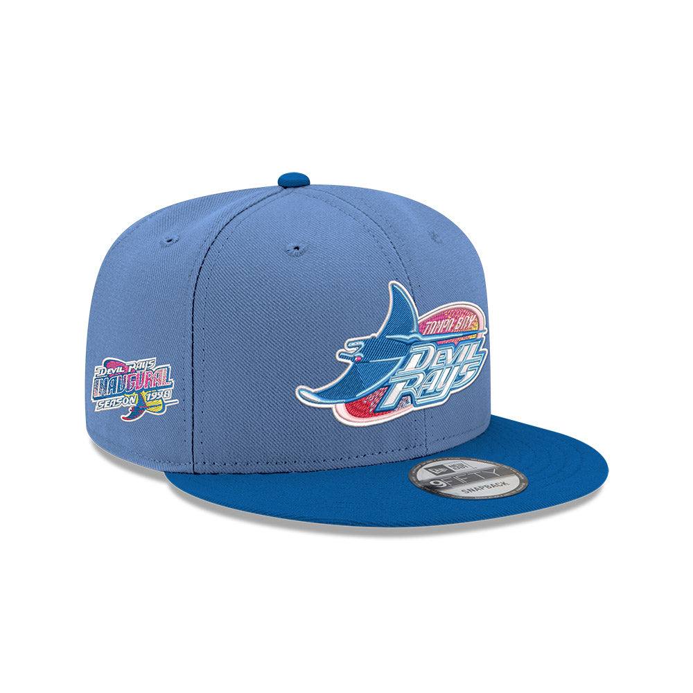 RAYS BLUE DEVIL RAYS INAUGURAL SEASON PATCH 9FIFTY NEW ERA SNAPBACK HAT - The Bay Republic | Team Store of the Tampa Bay Rays & Rowdies