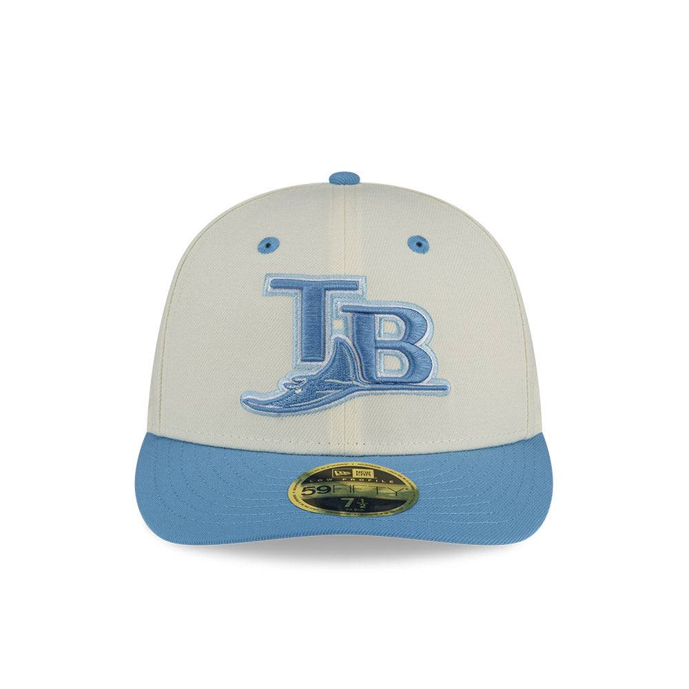 RAYS CHROME SKY BLUE DEVIL RAYS NEW ERA 5950 LOW PROFILE FITTED CAP - The Bay Republic | Team Store of the Tampa Bay Rays & Rowdies