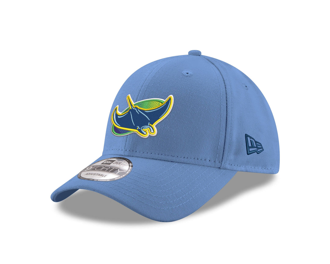 RAYS COLUMBIA BLUE ALT 9FORTY NEW ERA ADJUSTABLE HAT - The Bay Republic | Team Store of the Tampa Bay Rays & Rowdies
