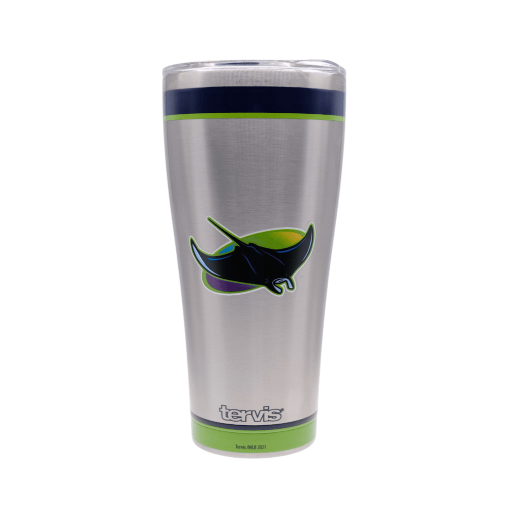 RAYS DEVIL RAYS SILVER TERVIS 30OZ STAINLESS STEEL ARCTIC TUMBLER - The Bay Republic | Team Store of the Tampa Bay Rays & Rowdies