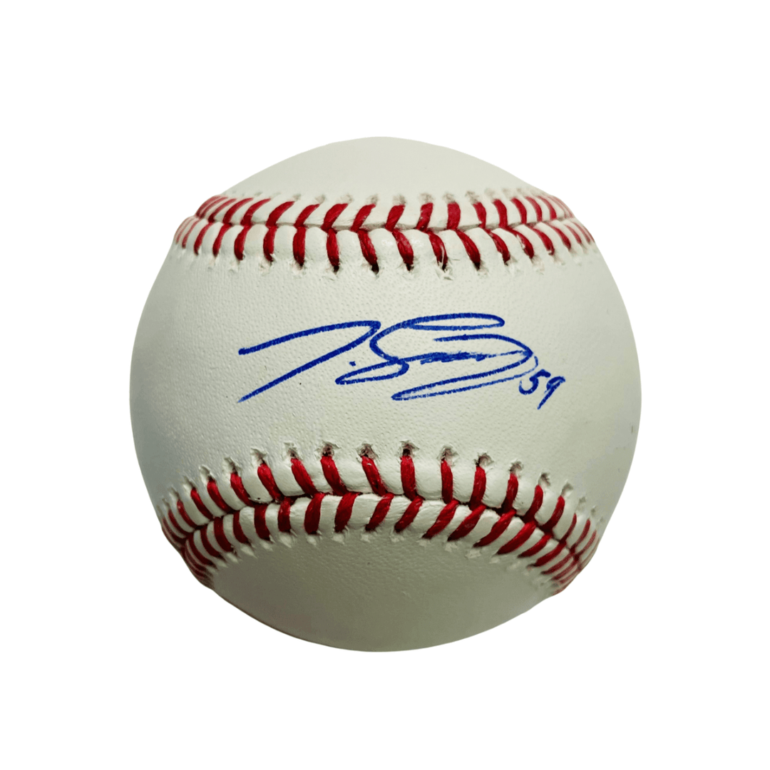 RAYS JEFFREY SPRINGS AUTOGRAPHED 25TH ANNIVERSARY OFFICIAL MLB BASEBALL - The Bay Republic | Team Store of the Tampa Bay Rays & Rowdies