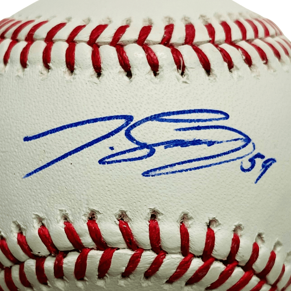 RAYS JEFFREY SPRINGS AUTOGRAPHED 25TH ANNIVERSARY OFFICIAL MLB BASEBALL - The Bay Republic | Team Store of the Tampa Bay Rays & Rowdies