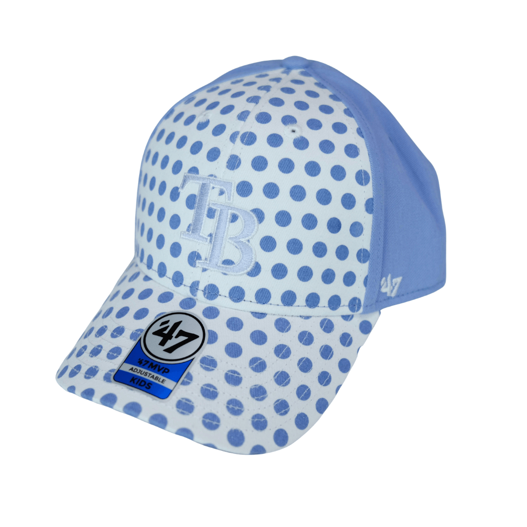 RAYS KIDS '47 MVP PURPLE DOTS ADJUSTABLE CAP - The Bay Republic | Team Store of the Tampa Bay Rays & Rowdies