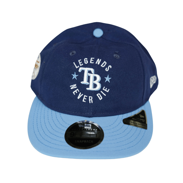 RAYS LEGENDS NEVER DIE 25TH ANNIVERSARY OF THE SANDLOT NEW ERA SNAPBACK CAP - The Bay Republic | Team Store of the Tampa Bay Rays & Rowdies