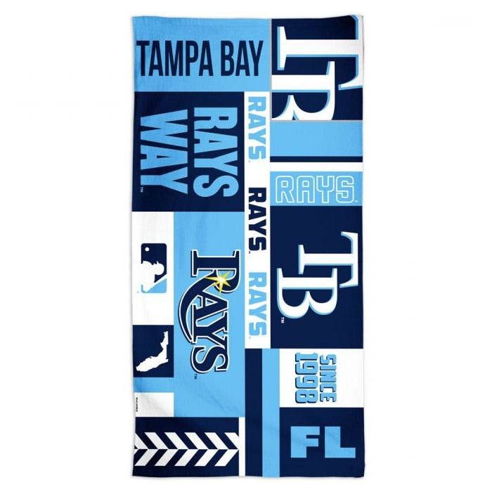 RAYS LOGOS BEACH TOWEL - The Bay Republic | Team Store of the Tampa Bay Rays & Rowdies