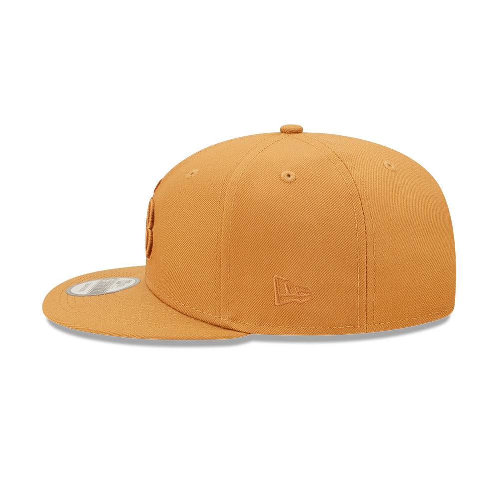 RAYS MEN'S BEIGE TONAL TB NEW ERA 9FIFTY SNAPBACK HAT - The Bay Republic | Team Store of the Tampa Bay Rays & Rowdies