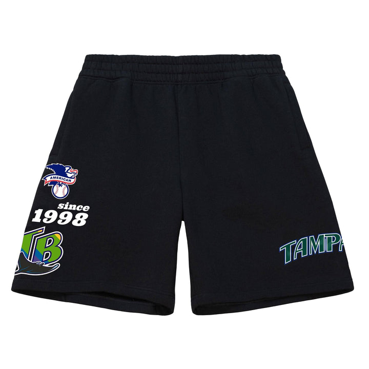 RAYS MEN'S DEVIL RAYS BLACK RAYS UP ORIGINS SHORTS - The Bay Republic | Team Store of the Tampa Bay Rays & Rowdies