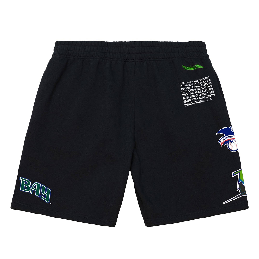 RAYS MEN'S DEVIL RAYS BLACK RAYS UP ORIGINS SHORTS - The Bay Republic | Team Store of the Tampa Bay Rays & Rowdies
