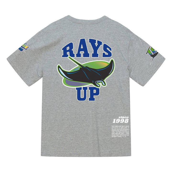 RAYS MEN'S GREY DEVIL RAYS RAYS UP ORIGINS T-SHIRT - The Bay Republic | Team Store of the Tampa Bay Rays & Rowdies