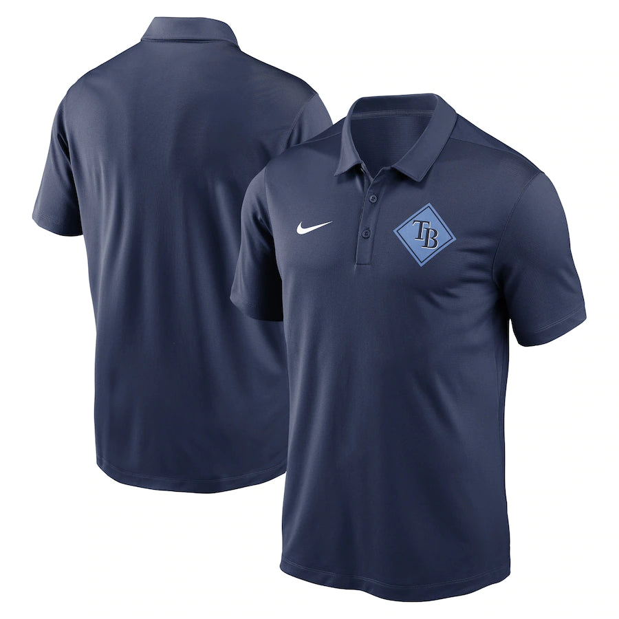 RAYS MEN'S NAVY DIAMOND ICON POLO - The Bay Republic | Team Store of the Tampa Bay Rays & Rowdies