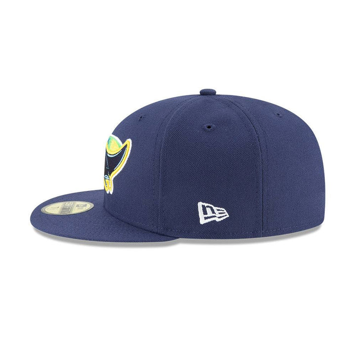 RAYS NAVY 25TH ANNIVERSARY ALT 5950 NEW ERA FITTED CAP - The Bay Republic | Team Store of the Tampa Bay Rays & Rowdies