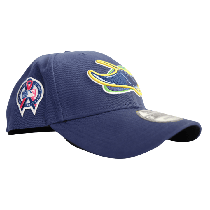 RAYS NAVY 9/11 MEMORIAL SIDE PATCH NEW ERA 9FORTY ADJUSTABLE HAT - The Bay Republic | Team Store of the Tampa Bay Rays & Rowdies